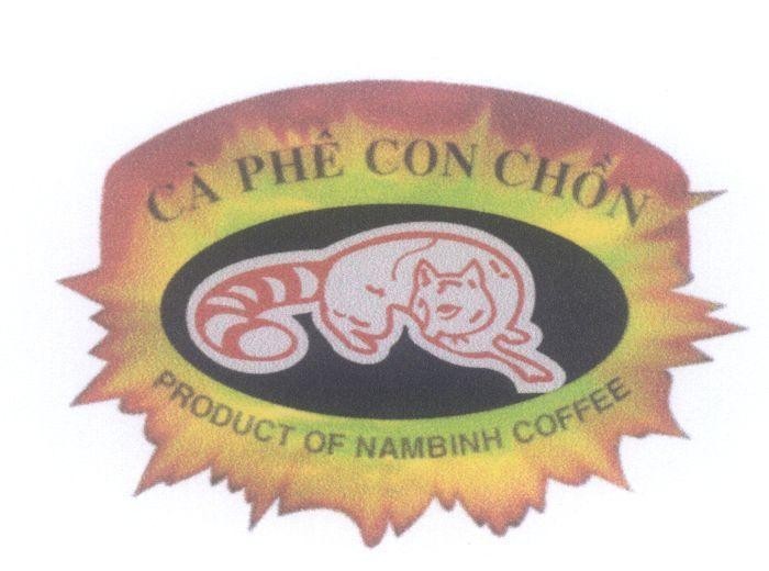 Mẫu nhãn hiệu Cà Phê Con Chồn PRODUCT OF NAMBINH COFFEE