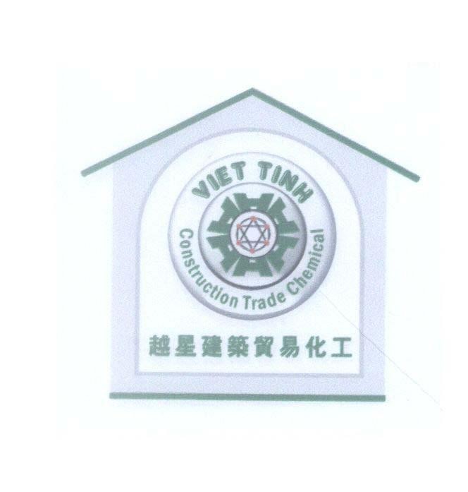 Mẫu nhãn hiệu A VIET TINH Construction Trade Chemical [yue xing jian zhu mao yi hua gong: việt tinh kiến trúc mậu dịch hoá công]