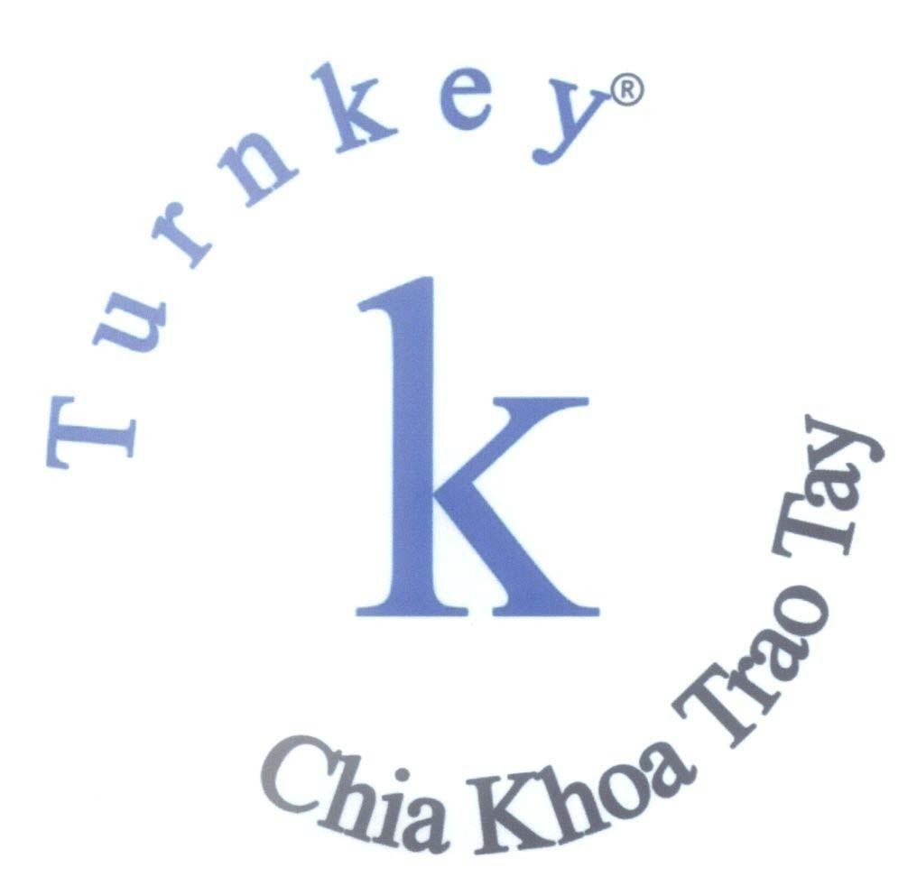 Mẫu nhãn hiệu K Turnkey Chia Khoa Trao Tay