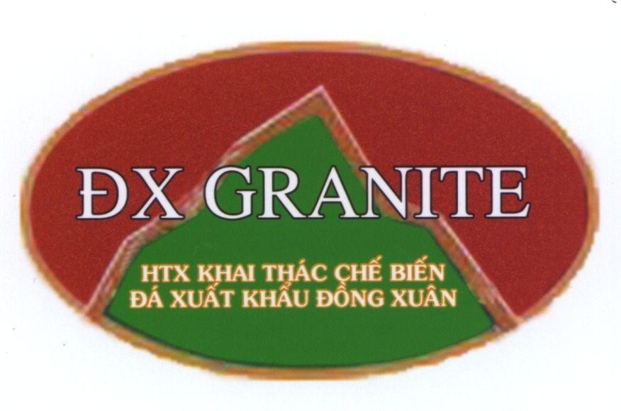 Mẫu nhãn hiệu ĐX GRANITE HTX Khai Thác Chế Biến Đá Xuất Khẩu Đồng Xuân