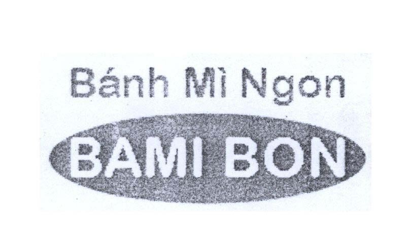 Mẫu nhãn hiệu Bánh Mì Ngon BAMI BON