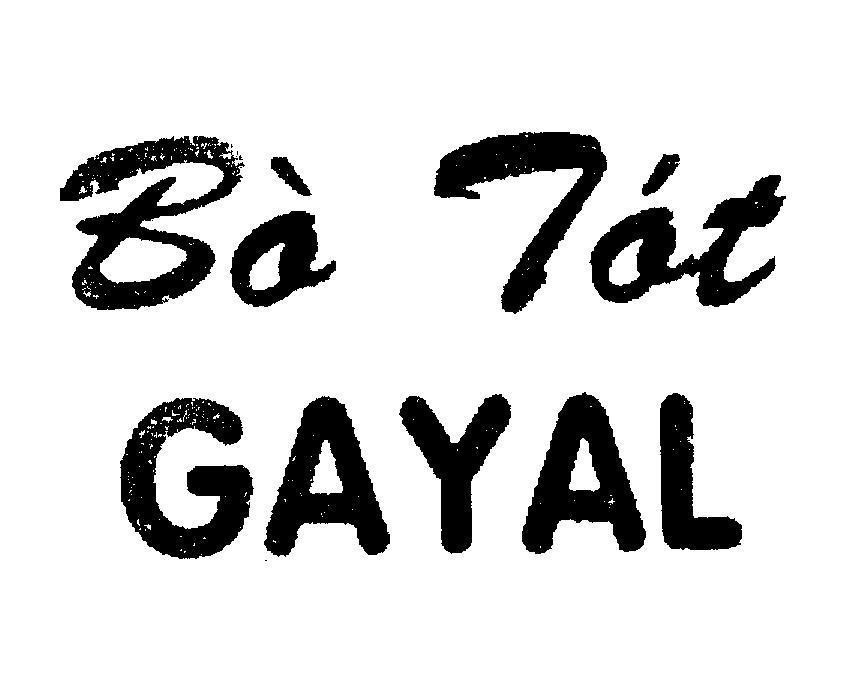 Mẫu nhãn hiệu Bò Tót GAYAL