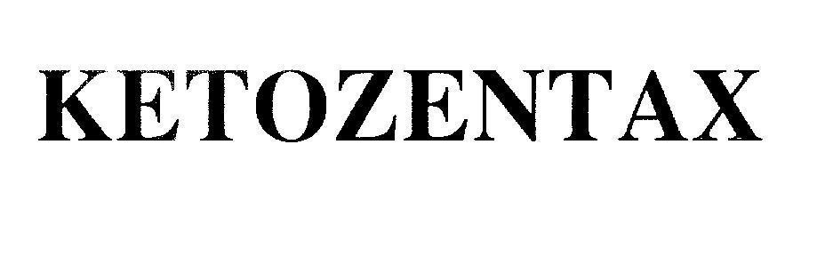 Mẫu nhãn hiệu KETOZENTAX