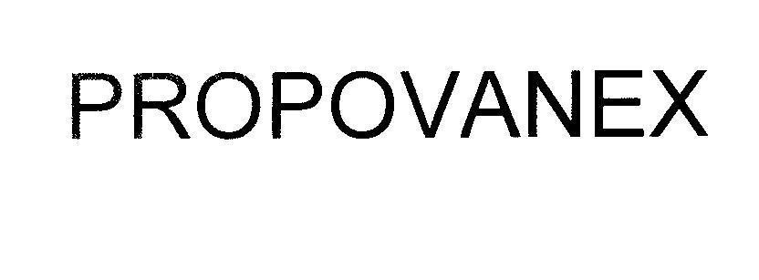 Mẫu nhãn hiệu PROPOVANEX