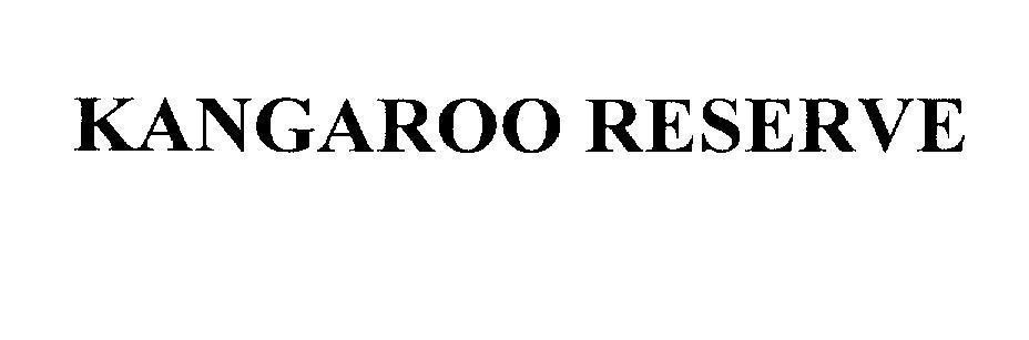 Mẫu nhãn hiệu KANGAROO RESERVE