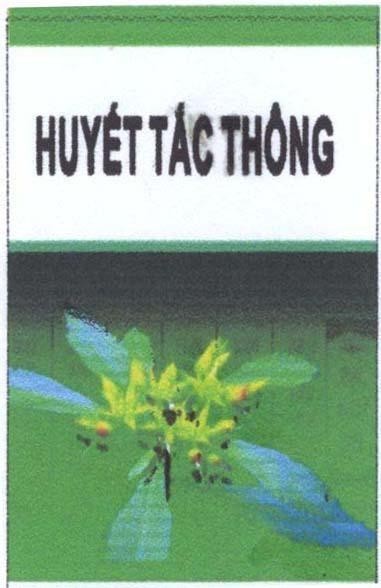 Mẫu nhãn hiệu Huyết Tắc Thông