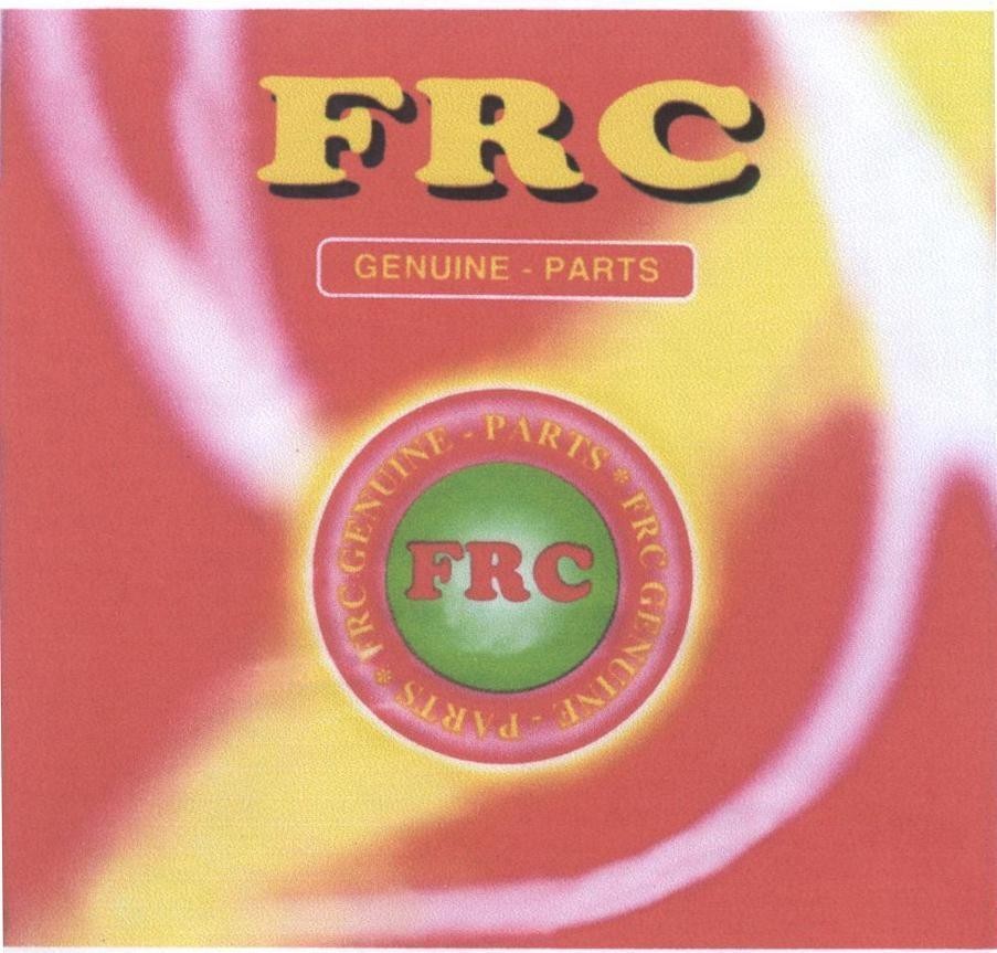Mẫu nhãn hiệu FRC GENUINE - PARTS