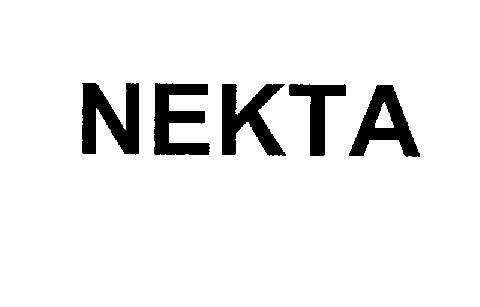 Mẫu nhãn hiệu NEKTA