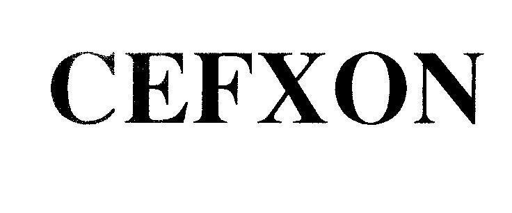 Mẫu nhãn hiệu CEFXON