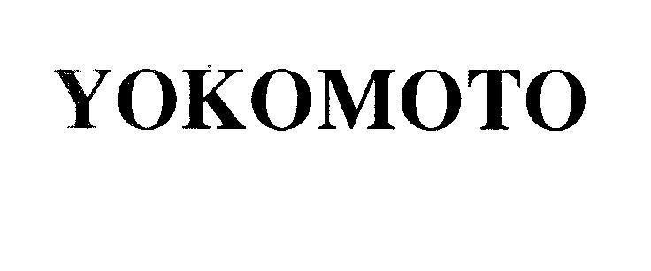 Mẫu nhãn hiệu YOKOMOTO