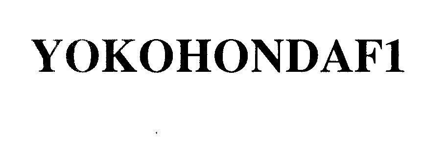 Mẫu nhãn hiệu YOKOHONDAF1