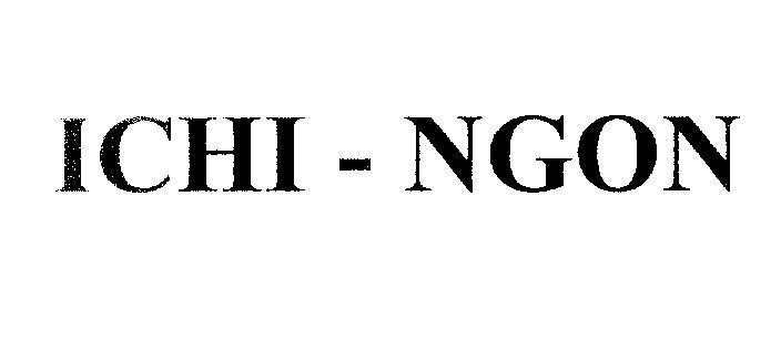 Mẫu nhãn hiệu ICHI - NGON
