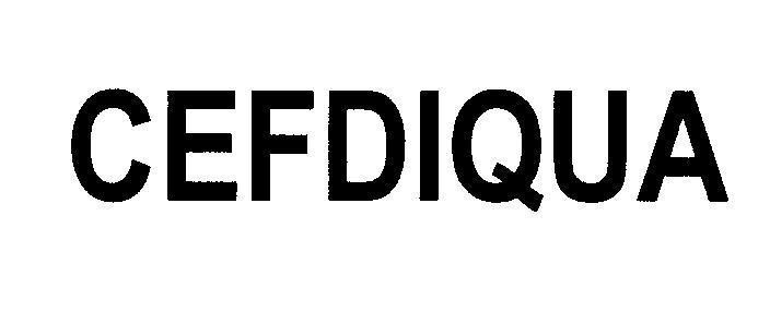 Mẫu nhãn hiệu CEFDIQUA