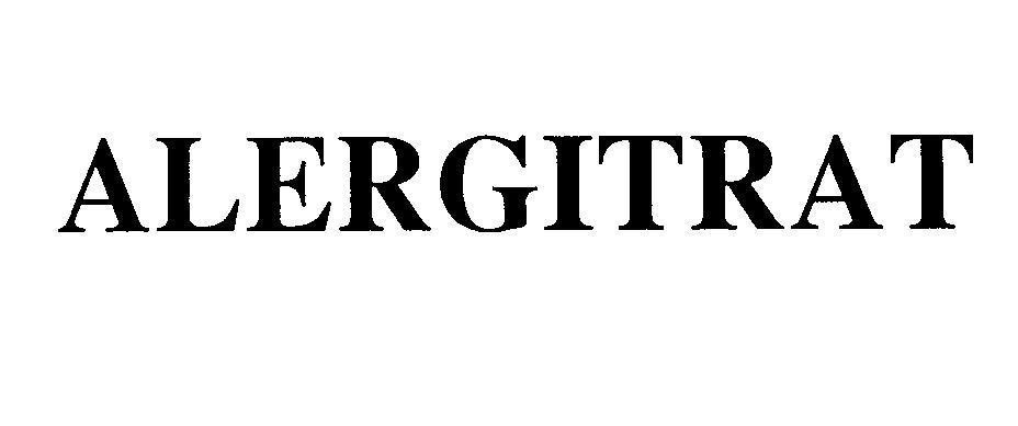 Mẫu nhãn hiệu ALERGITRAT