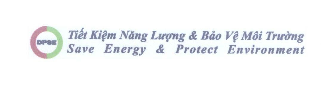 Mẫu nhãn hiệu DPSE Tiết Kiệm Năng Lượng & Bảo Vệ Môi Trường Save Energy & Protect Environment