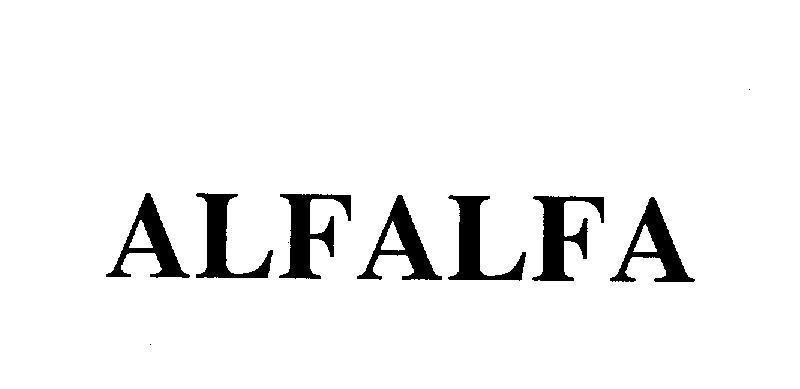 Mẫu nhãn hiệu ALFALFA