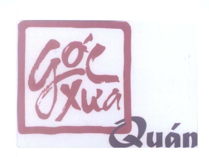 Mẫu nhãn hiệu Góc Xưa Quán