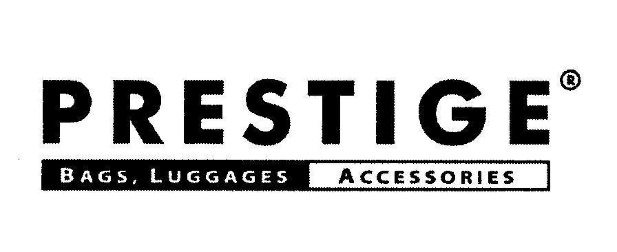 Mẫu nhãn hiệu PRESTIGE BAGS LUGGAGES ACCESSORIES
