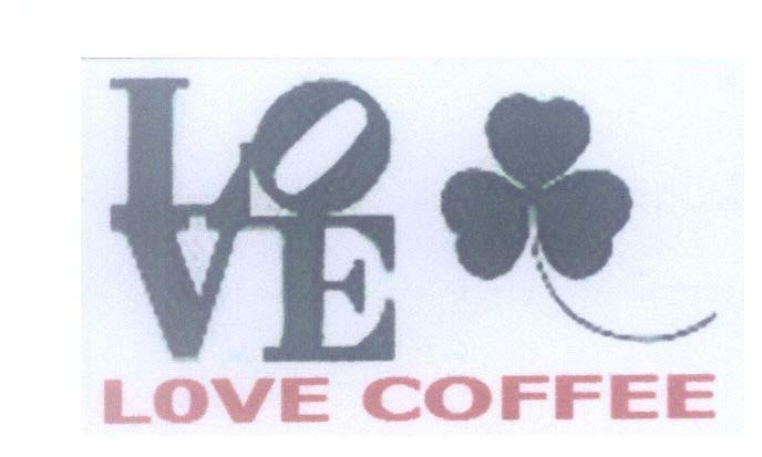 Mẫu nhãn hiệu LOVE COFFEE