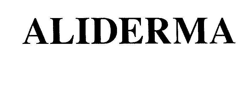 Mẫu nhãn hiệu ALIDERMA