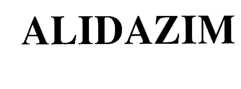 Mẫu nhãn hiệu ALIDAZIM