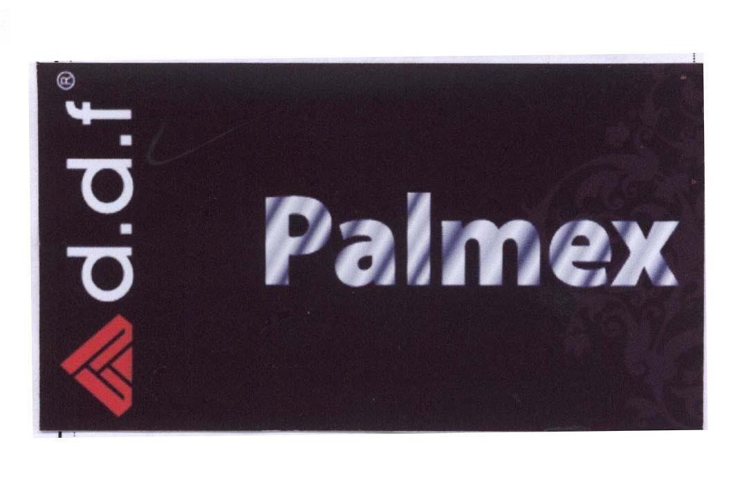Mẫu nhãn hiệu d.d.f PALMEX