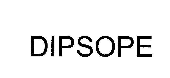 Mẫu nhãn hiệu DIPSOPE