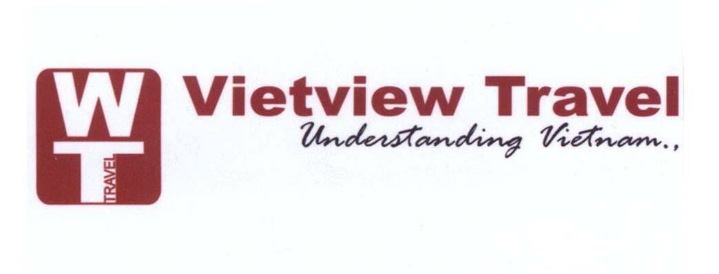 Mẫu nhãn hiệu WT Vietview Travel Understanding Vietnam.