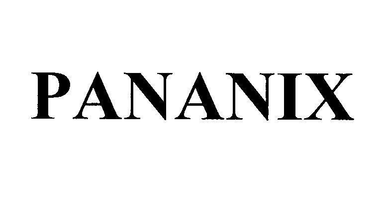 Mẫu nhãn hiệu PANANIX
