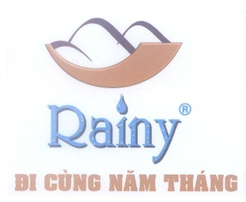 Mẫu nhãn hiệu Rainy Đi Cùng Năm Tháng