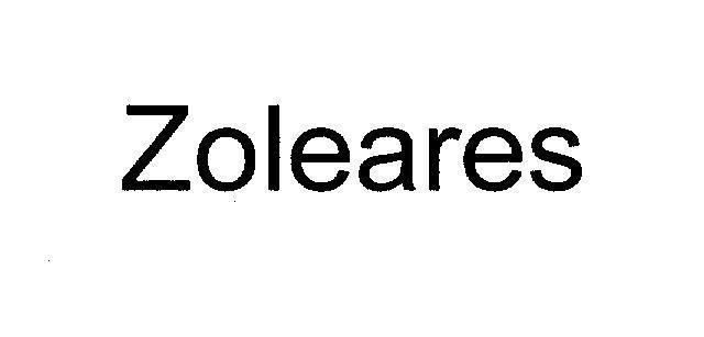 Mẫu nhãn hiệu Zoleares