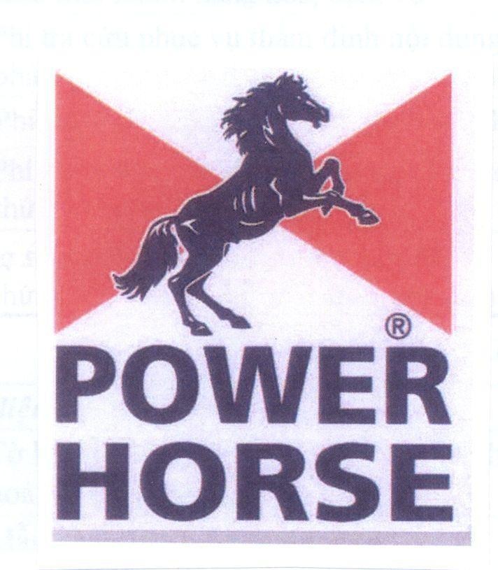 Mẫu nhãn hiệu POWER HORSE