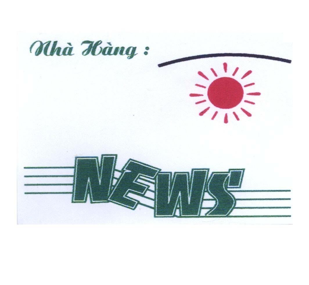 Mẫu nhãn hiệu Nhà Hàng NEWS
