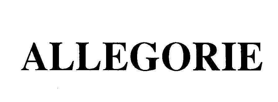 Mẫu nhãn hiệu ALLEGORIE