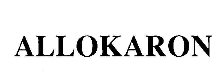 Mẫu nhãn hiệu ALLOKARON