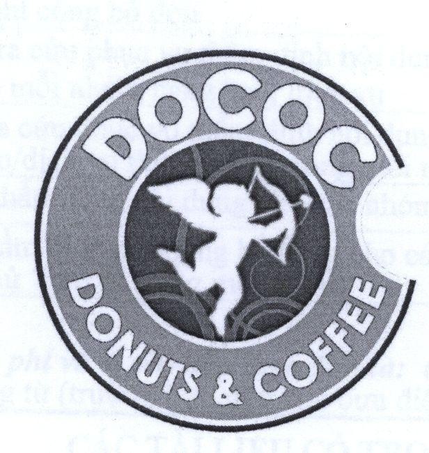 Mẫu nhãn hiệu DOCOC DONUTS & COFFEE