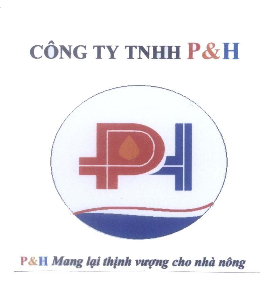 Mẫu nhãn hiệu PH P H Công Ty TNHH P&H Mang lại thịnh vượng cho nhà nông