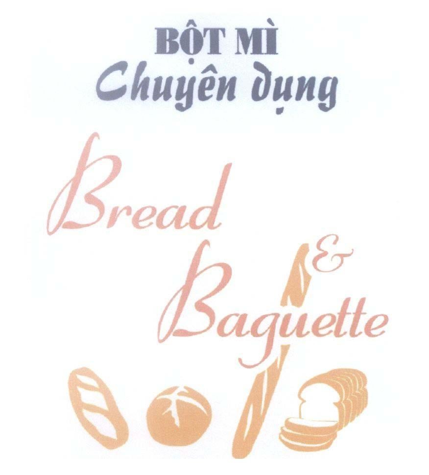 Mẫu nhãn hiệu Bột Mì Chuyên Dụng Bread Baguette