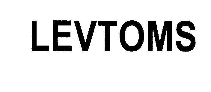 Mẫu nhãn hiệu LEVTOMS