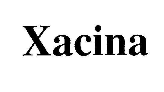 Mẫu nhãn hiệu Xacina