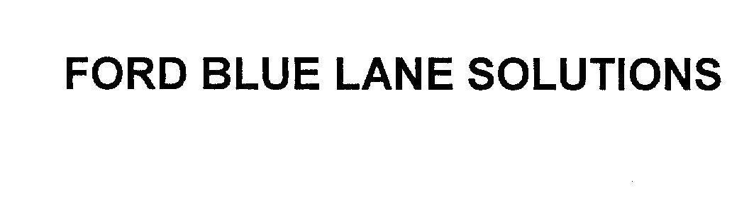 Mẫu nhãn hiệu FORD BLUE LANE SOLUTIONS