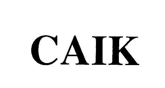 Mẫu nhãn hiệu CAIK