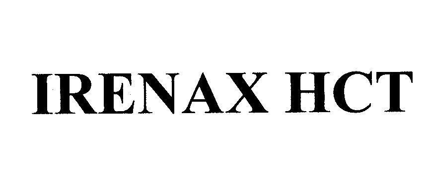 Mẫu nhãn hiệu IRENAX HCT
