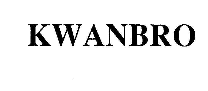 Mẫu nhãn hiệu KWANBRO