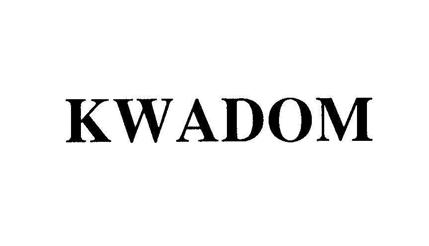 Mẫu nhãn hiệu KWADOM