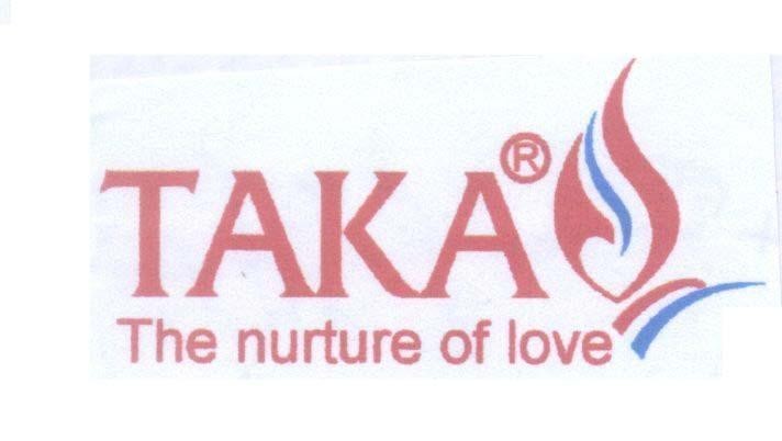 Mẫu nhãn hiệu TAKA The nurture of love
