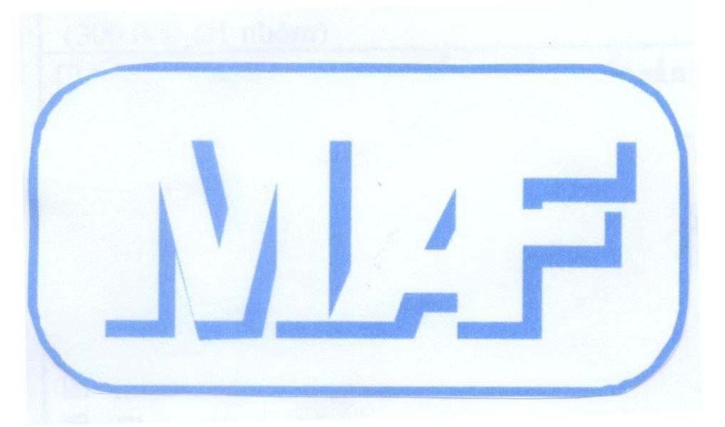 Mẫu nhãn hiệu MAF
