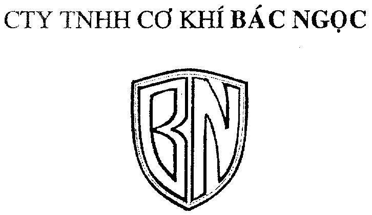 Mẫu nhãn hiệu BN CTy TNHH Cơ Khí Bác Ngọc