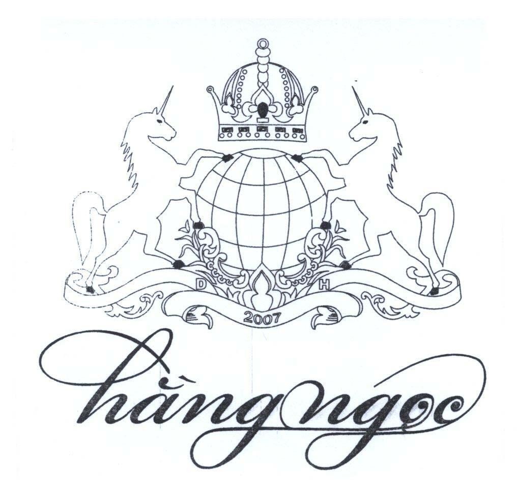 Mẫu nhãn hiệu Hằng Ngọc D H 2007