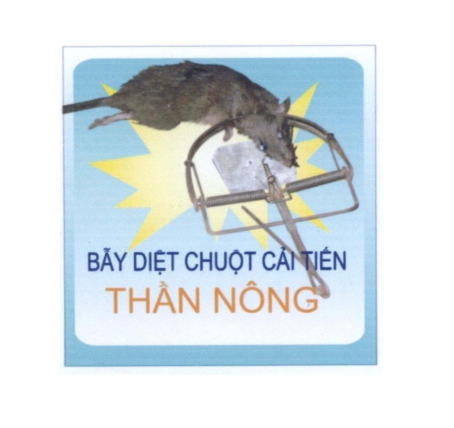 Mẫu nhãn hiệu Thần Nông Bẫy Diệt Chuột Cải Tiến